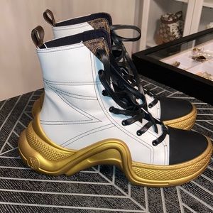 Louis Vuitton Calfskin archlight sneaker boots